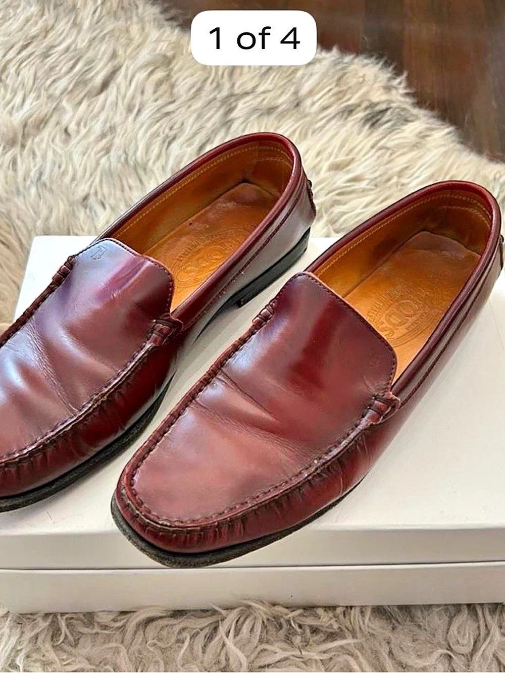 Tod’s Red/Burgundy Women’s Loafers US 8.5